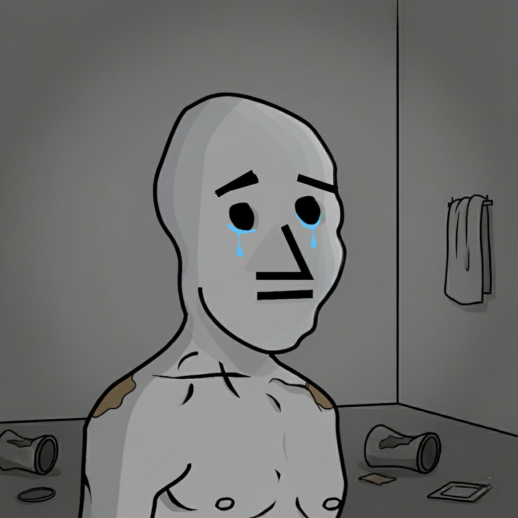 Sad pet when habits are neglected